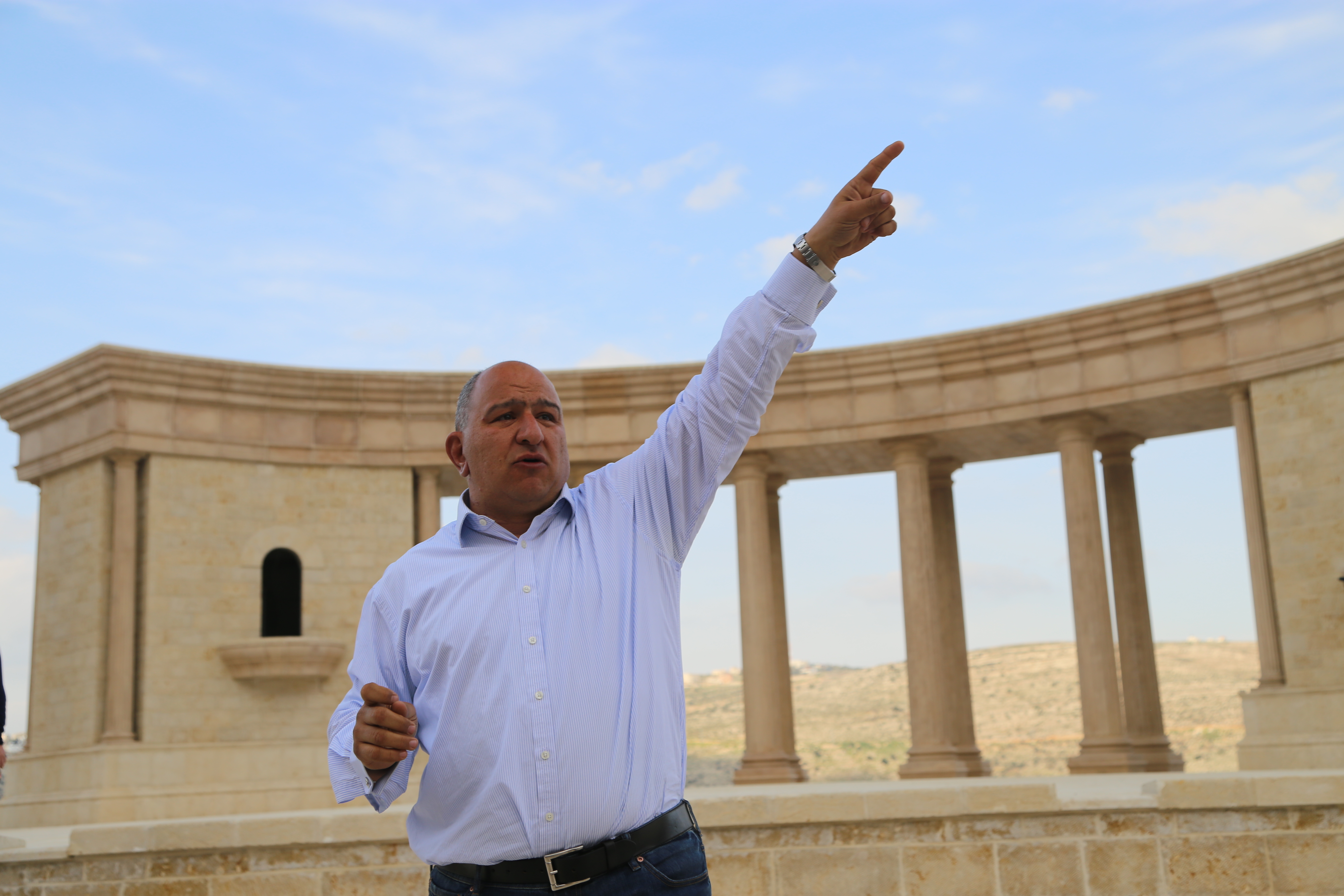Developer Bashar al-Masri announced he would finally be able to connect the billion-dollar investment to the Israeli water grid, marking the final step.